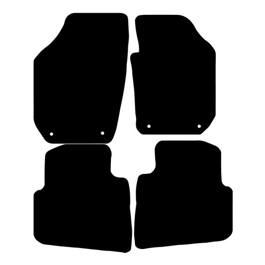 Skoda Roomster 2006 to 2015 4 clip version Car Mats