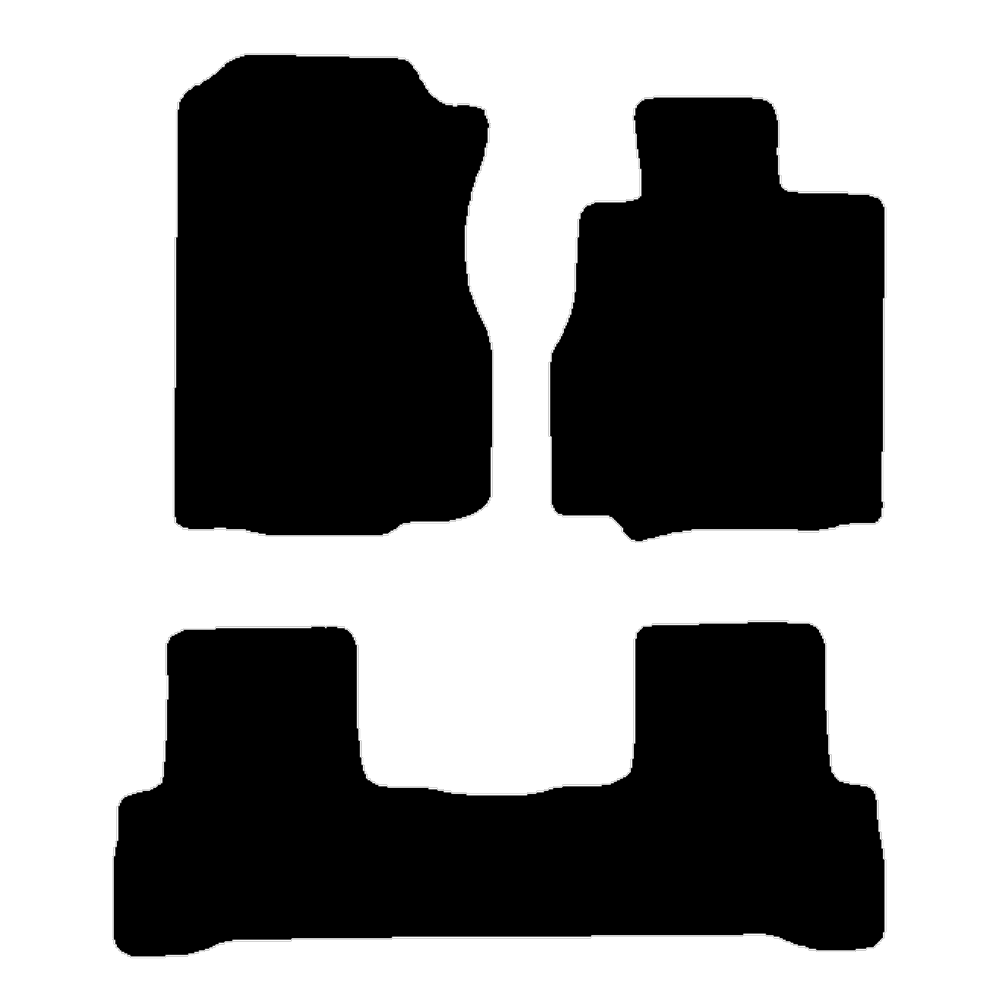 Honda CR-V 2006 to 2012 3 pc set with no clips Car Mats