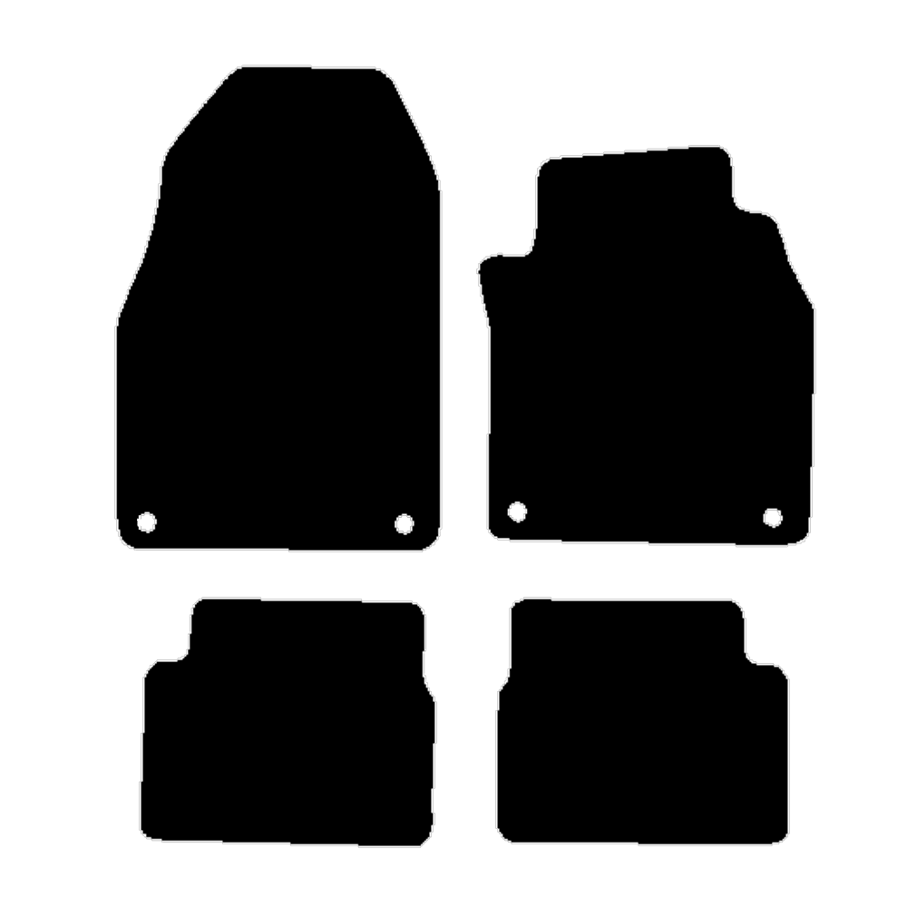 Saab 9-3 2002 to 2015 2153 with vauxhall style clip Car Mats