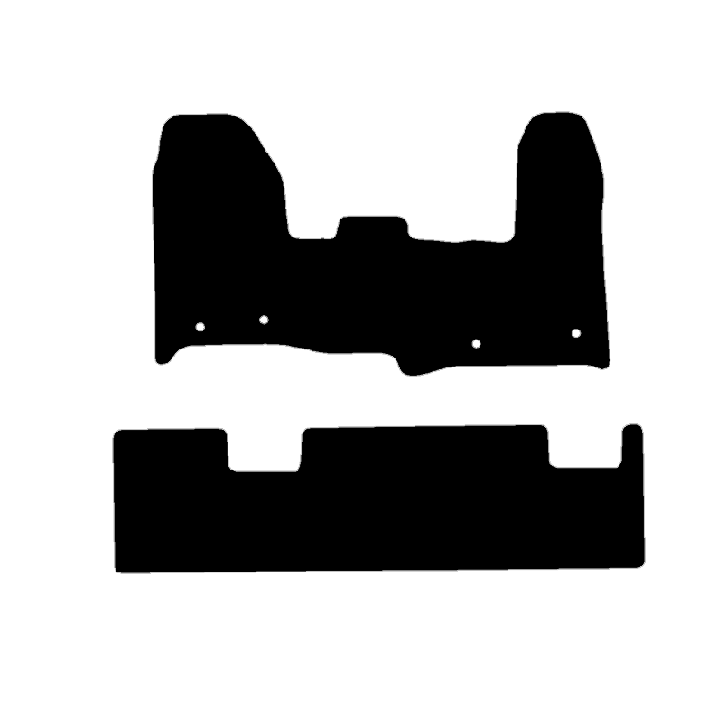 Ford Transit Custom 2018 to 2020 Automatic with Rear for single sliding door Car Mats