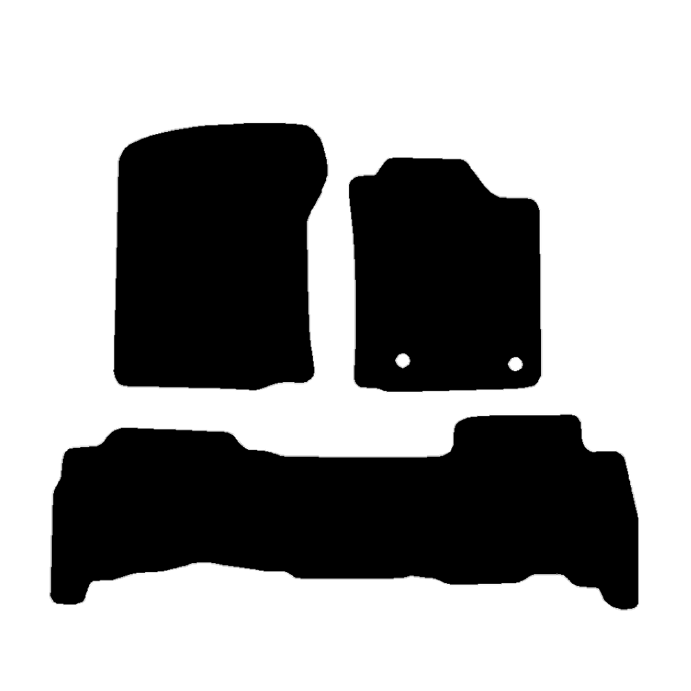 Toyota Land Cruiser 2020 to Current full vehicle with 2nd row Car Mats