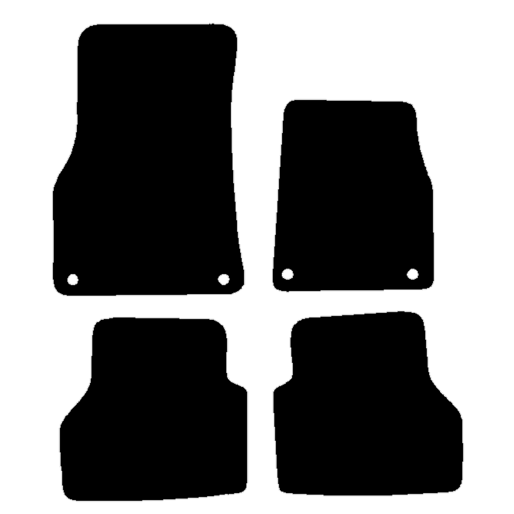 Audi A6 2018 to Current No clips required in the rears Car Mats