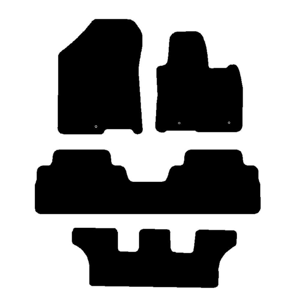 Hyundai Santa Fe 2018 to Current 7 seater 1 piece middle row Car Mats