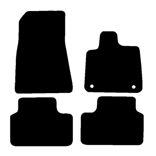 Volvo EX40 2024 No clips required in the passenger mat Car Mats