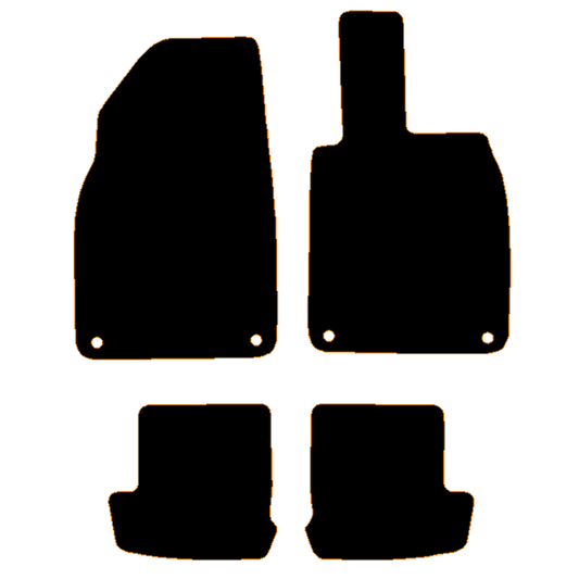 Porsche 911 2017 to Current 3.0 Carrera 4S 2017 4WD model Car Mats