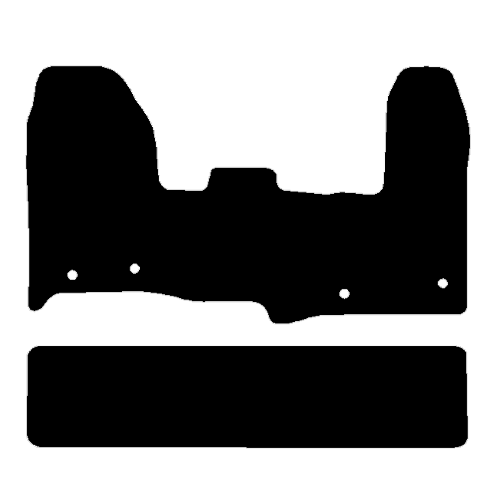 Ford Transit Custom 2020 to 2022 Auto Crew Cab Car Mats