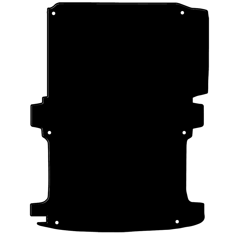 Volkswagen Transporter 2004 to 2015 T5 LWB Van Rear Load Mat (single door) - due to size, is cut in 2 pieces