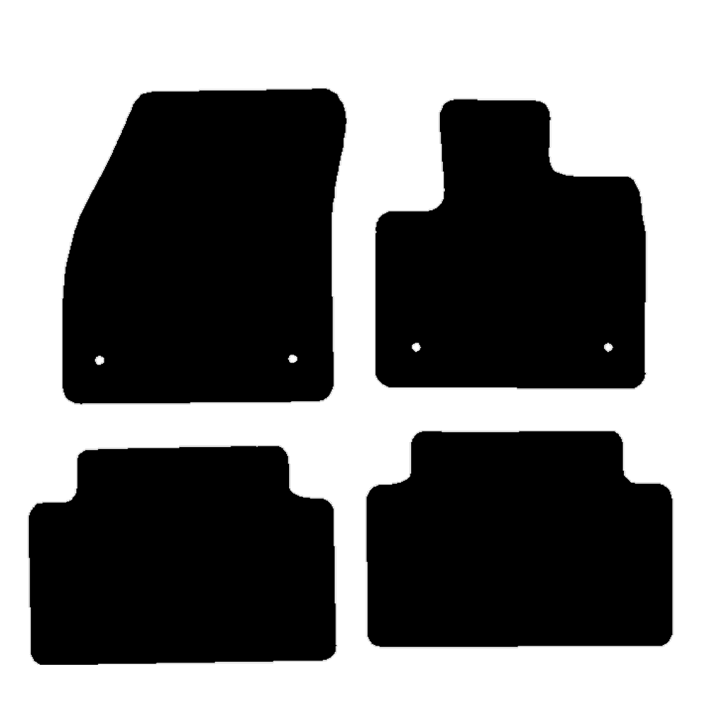 Land Rover Range Rover Evoque 2019 to 2025 Auto 4 clip version Car Mats
