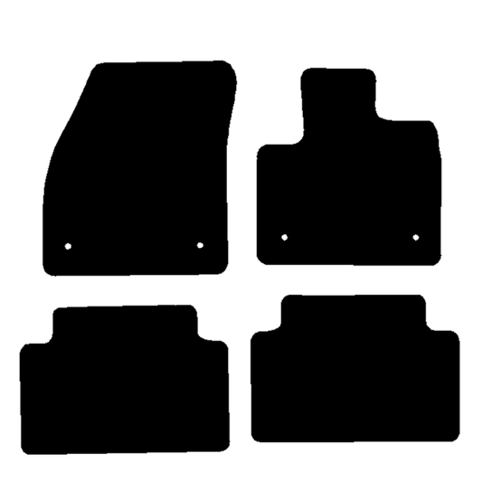 Land Rover Range Rover Evoque 2019 to current Manual/Auto 4 clip version Car Mats