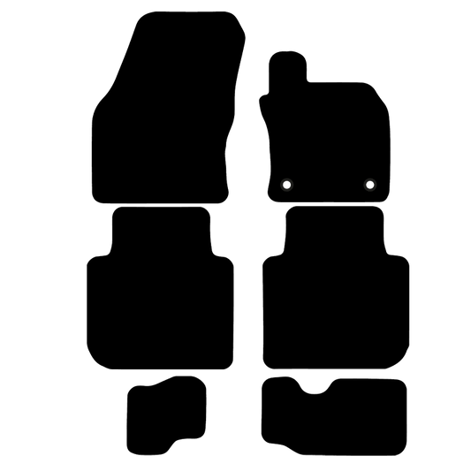 Volkswagen Tiguan Allspace 2020 to Current without clips in passenger version Car Mats