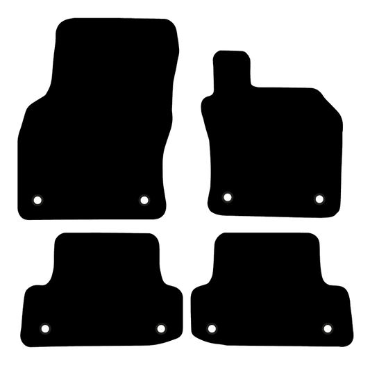 Audi A8 2013 to 2016 8VA 8 clip Car Mats