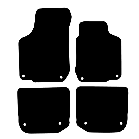 Volkswagen Convertible 2003 to 2010 with oval clips Car Mats