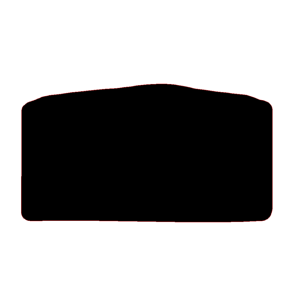 Kia Stonic 2017 to Current lower boot floor mat 