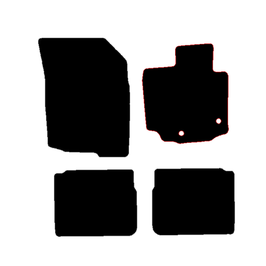Suzuki SX4 S-Cross 2020 to Current Hybrid, when car has existing peg in the floor Car Mats