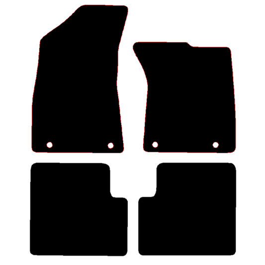 MG ZS 2022 to 2024 Manual (29.2cm driver clip spacing) Car Mats