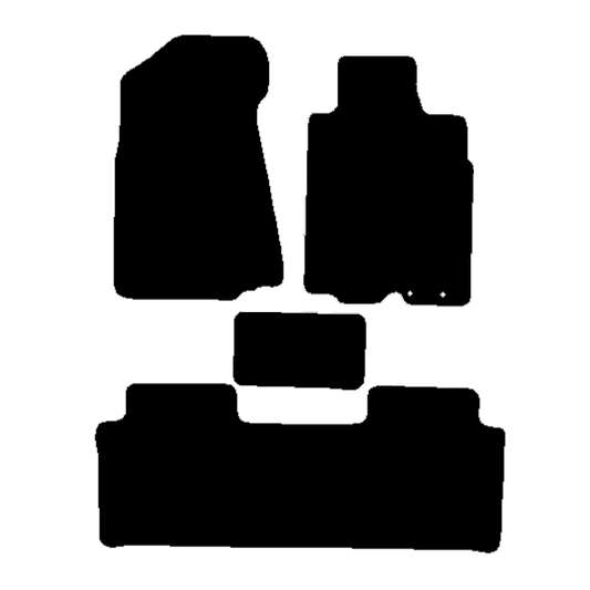 Tailored Car Floor Mats For Honda CR-V (2012-2017) – Blue Trim Edge With Clips