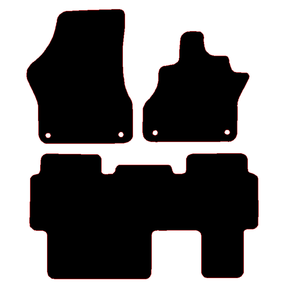 Volkswagen ID Buzz 2022 to Current MPV with 2nd Row Short Wheel base 5 Seats Car Mats