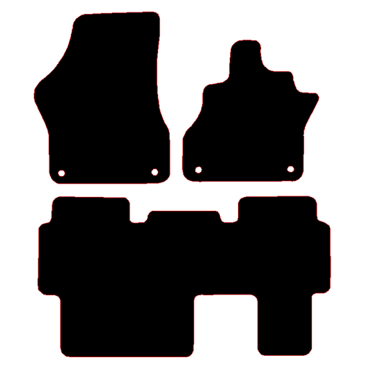 Volkswagen ID Buzz 2022 to Current MPV with 2nd Row Short Wheel base 5 Seats Car Mats