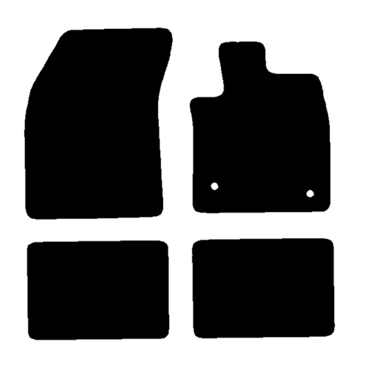 Ford Focus 2020 to Current Mild Hybrid version only with no clips in passenger Manual Car Mats