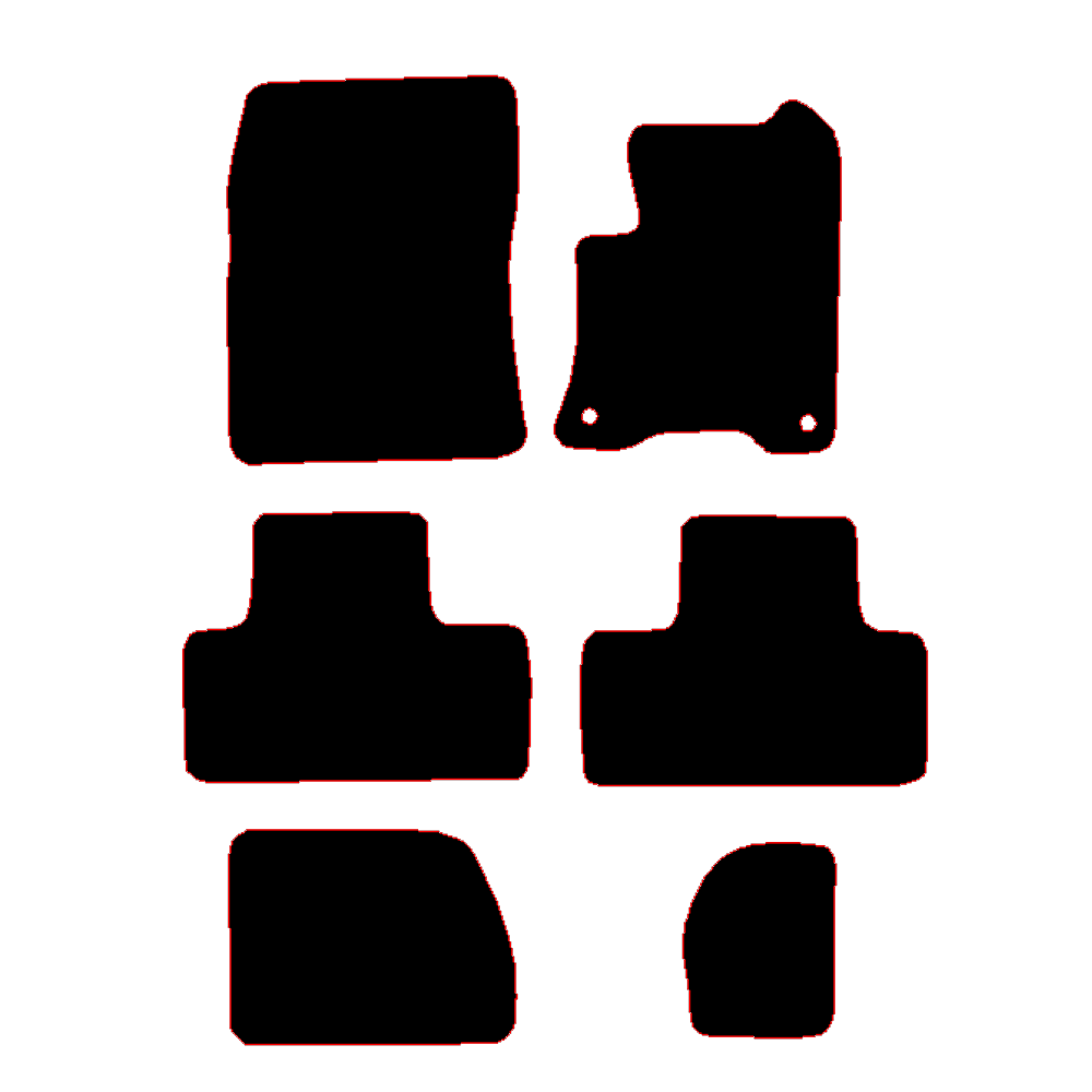 Mercedes EQB 2021 to Current Car Mats
