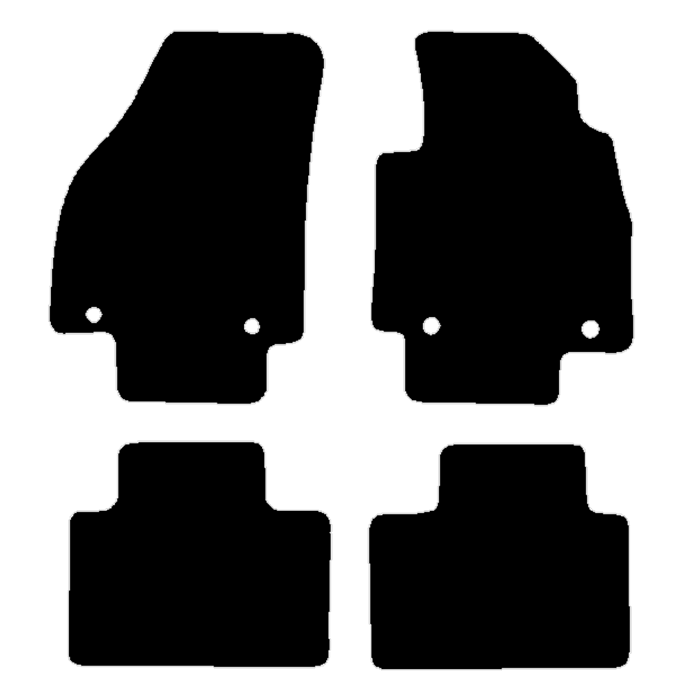 MG ZS 2024 to Current Hybrid Driver clip location 298mm Car Mats