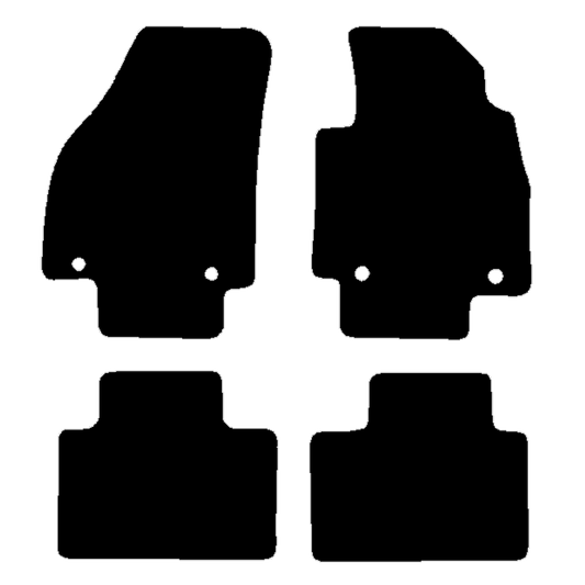 MG ZS 2024 to Current Driver clip location 298mm Car Mats