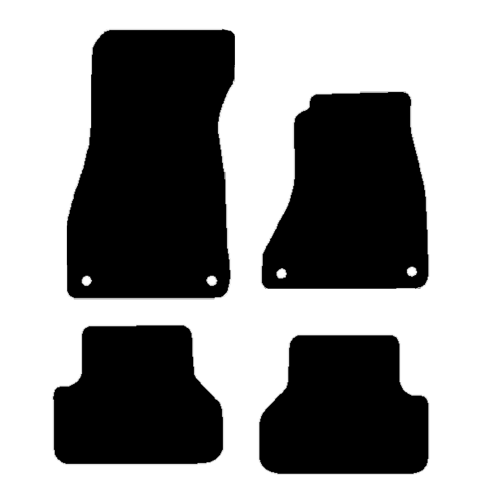 Audi A4 2019 to Current Avant model driver clips spacing 385mm Car Mats