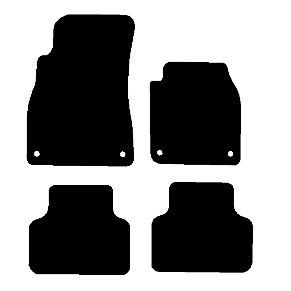 Audi Q7 2016 No clips in Rear Car Mats