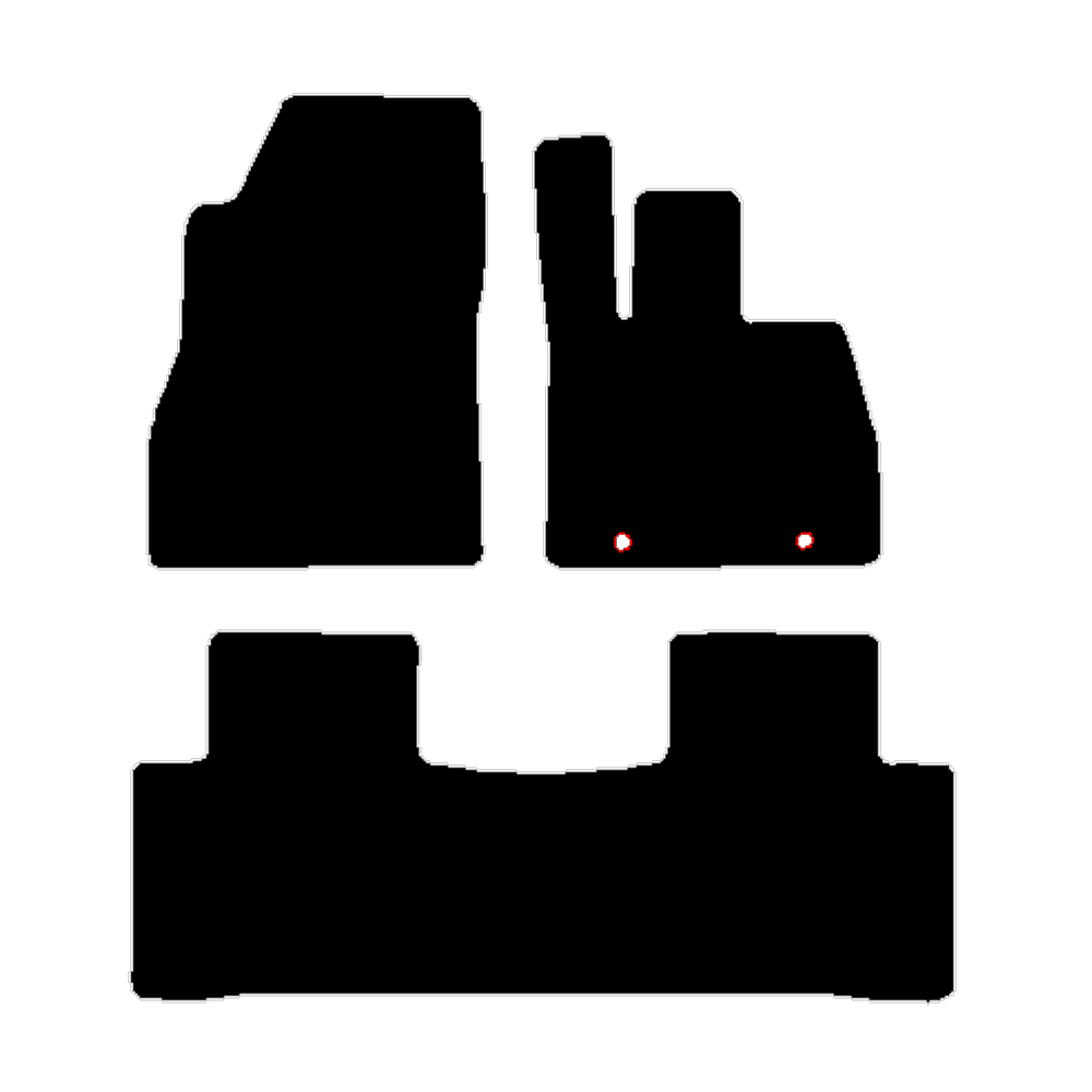 BYD Sealion 7 2025 to Current With 2 clips in drivers only Car Mats