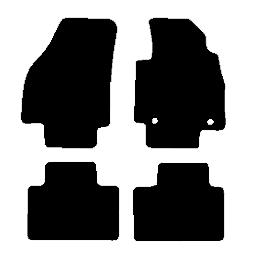 MG ZS 2025 to Current 298MM driver clip spacing no clips in the passenger Car Mats