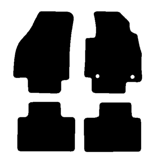 MG ZS 2025 to Current 298MM driver clip spacing no clips in the passenger Car Mats