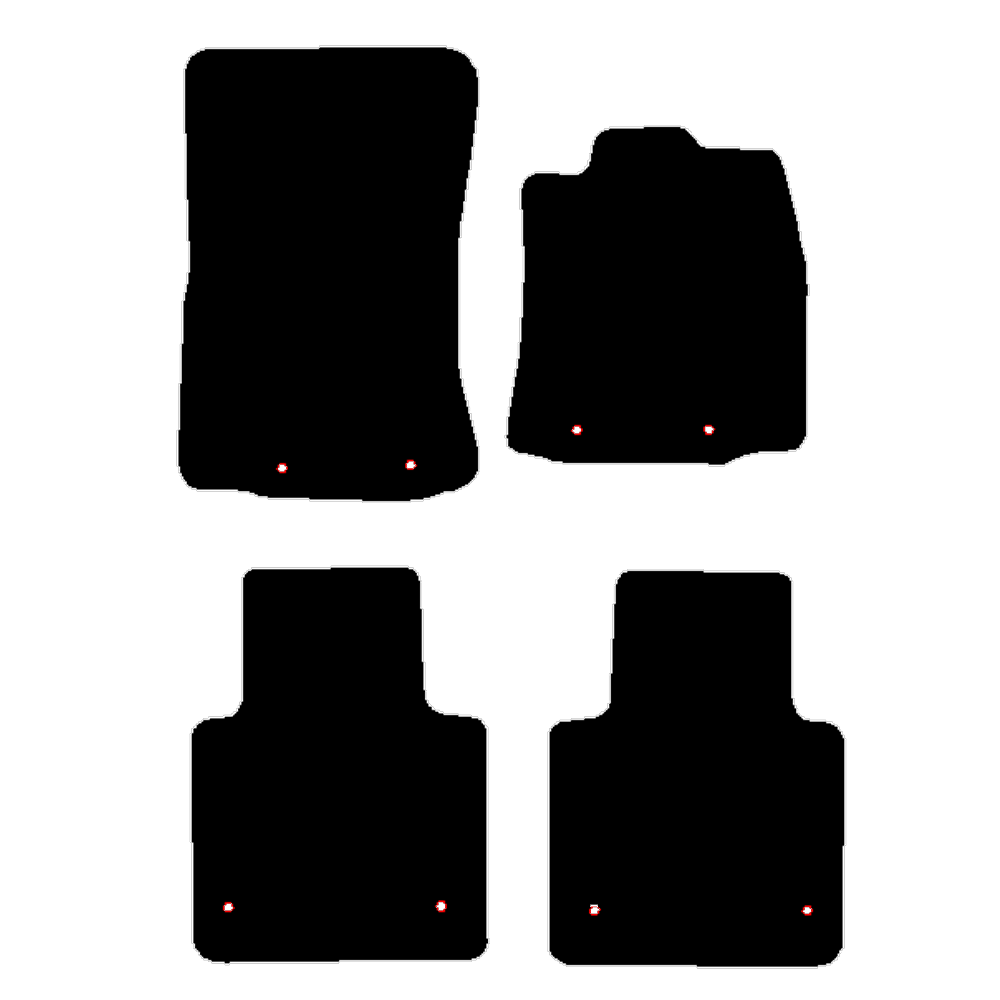 Jaguar XJ 2010 to 2019 Long wheel base with clips in rear Car Mats