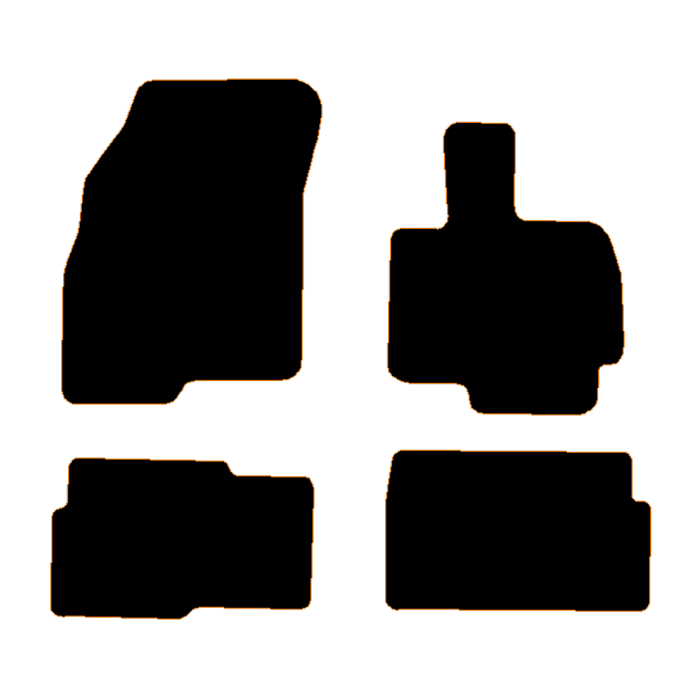 Chery Tiggo 4 2026 to Current Hybrid - shaped rear passenger Car Mats