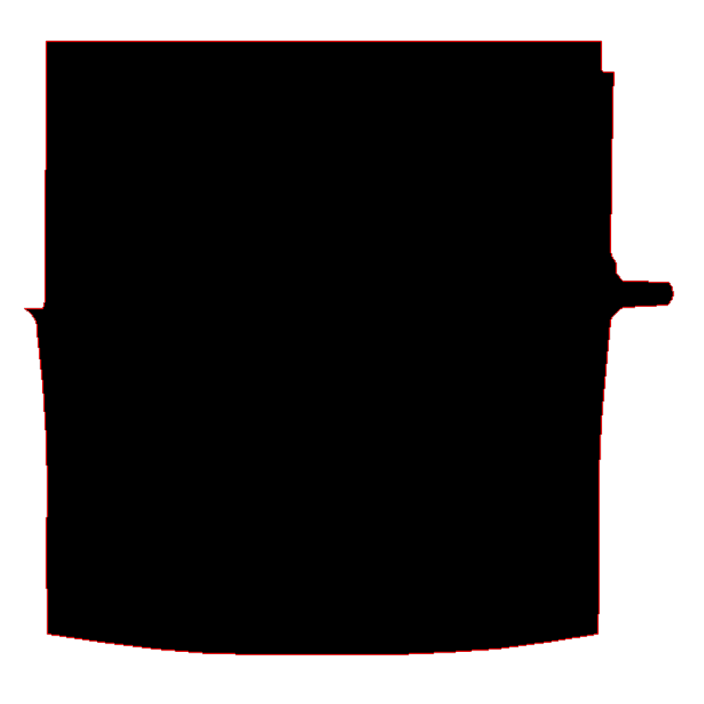 Volkswagen Caddy 2004 to 2010 Van SWB Rear floor area twin sliding door (due to size can be cut in 2 pieces) 