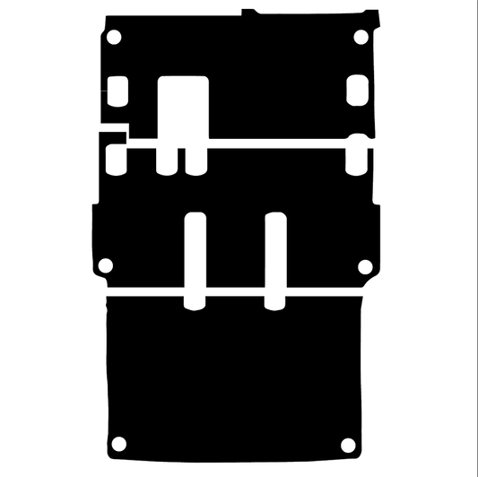 Volkswagen T5 Shutter rear in 3 sections LWB Car Mats