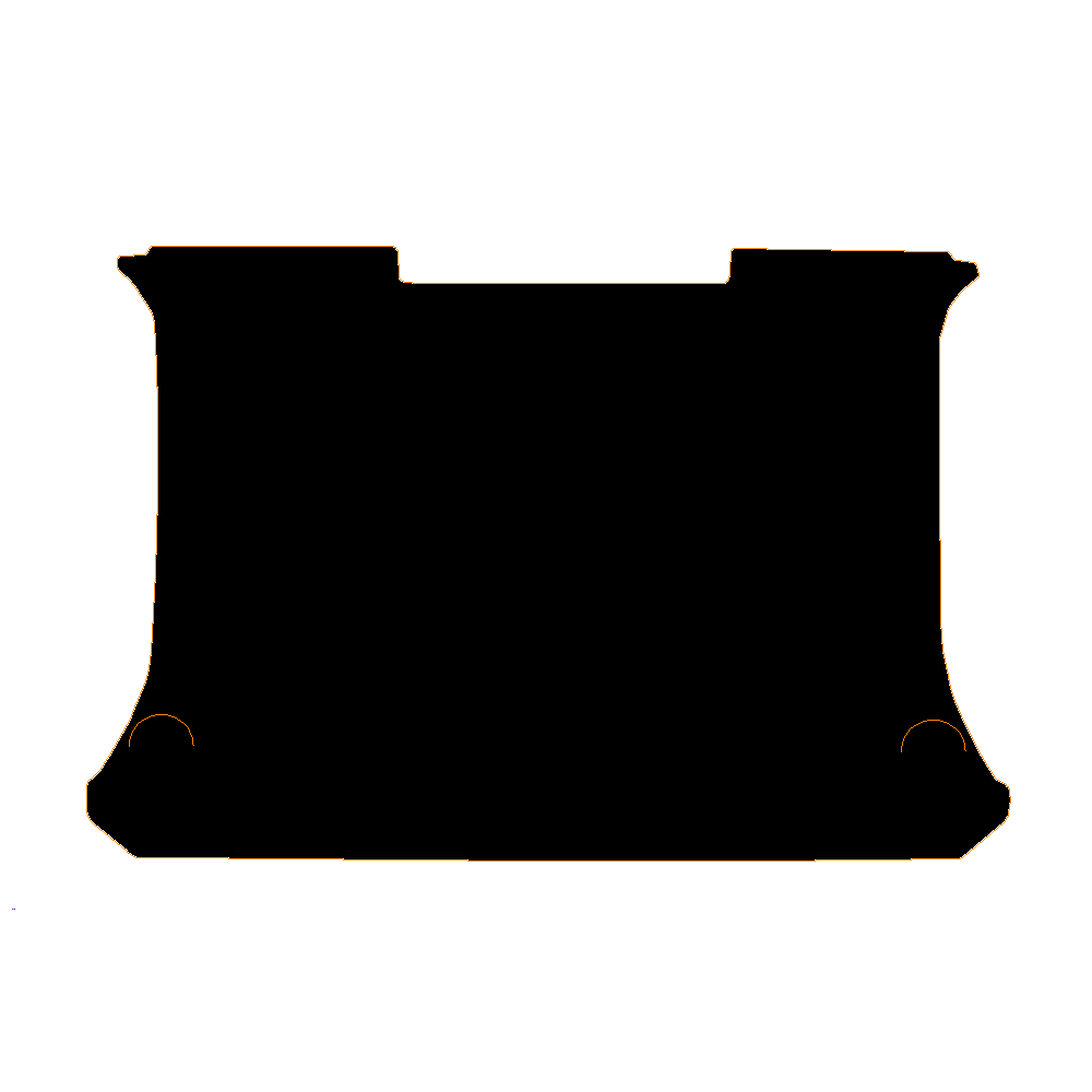 Ford Transit Connect 2002 to 2014 Rear load area when rear seats are fitted 