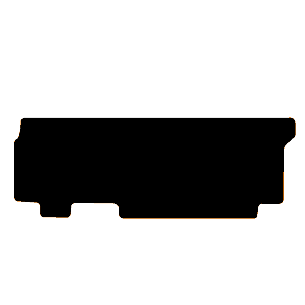 Volkswagen Transporter 2009 to 2015 T5 Kombi Van Mats (Rear seat only 1 & 2, twin door) 
