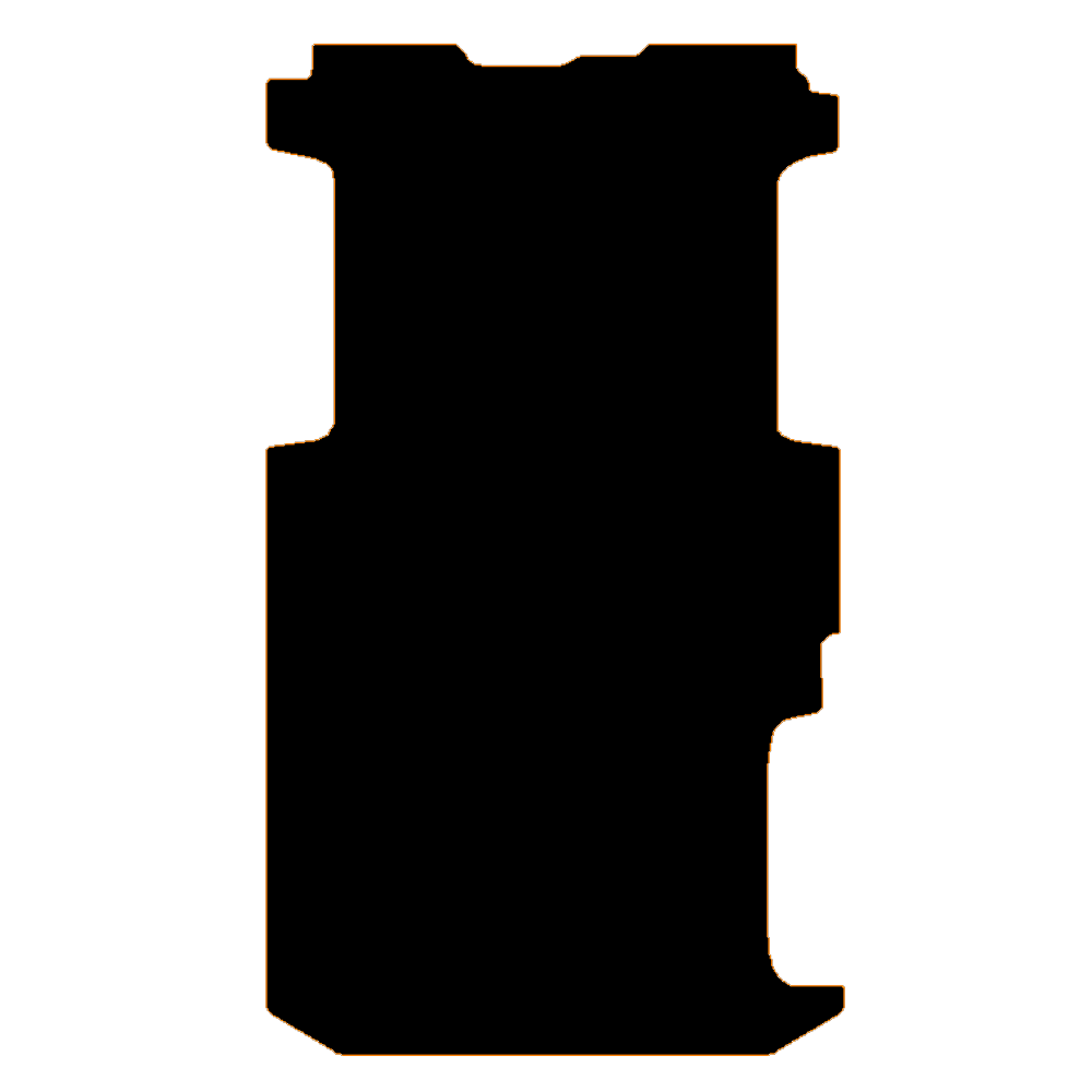 Renault Trafic 2014 to 2019 Full Van rear mat LWB L3, too large to cut in 1 piece 
