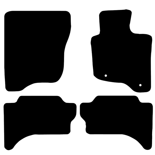 Mitsubishi L200 2015 to Current Double Cab Warrior (with climate control) Car Mats