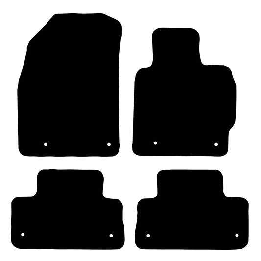 Mazda CX-7 2007 to 2011 Clips in rears Car Mats