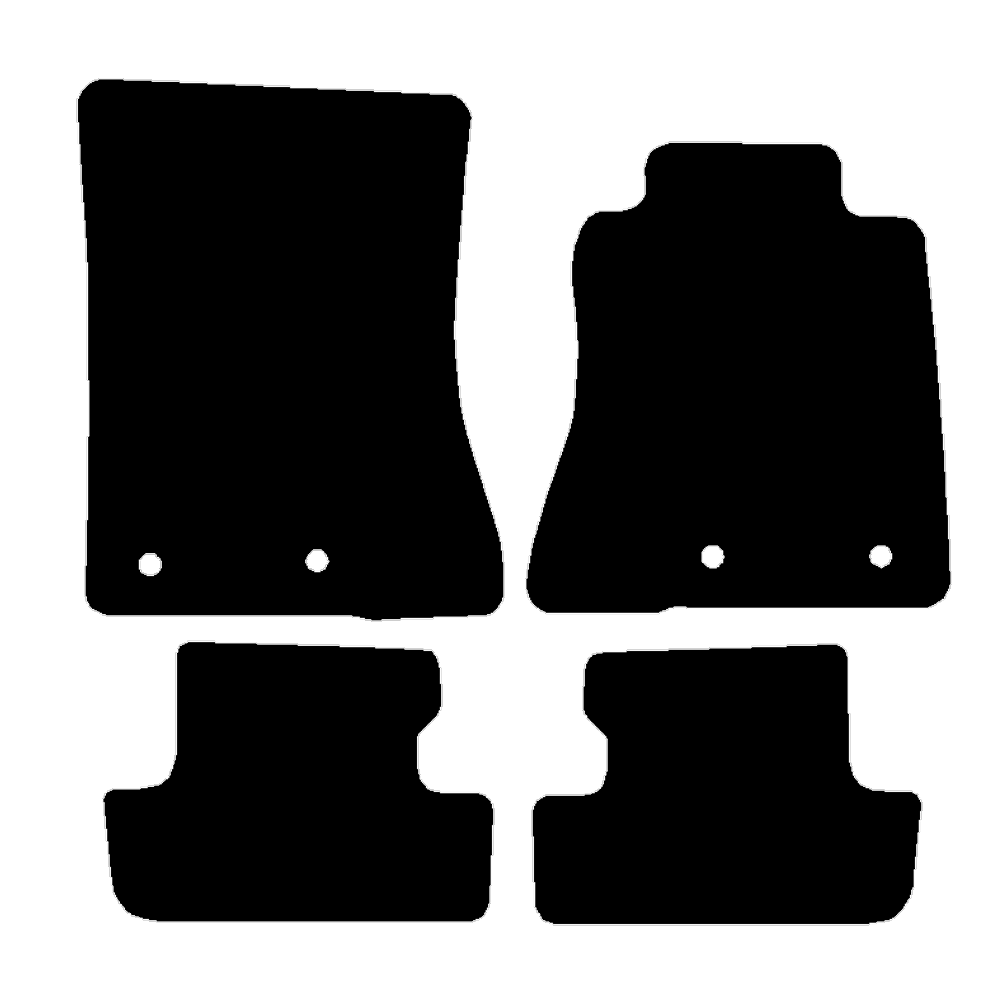 Ford Mustang 2015 to Current With fixing required in driver and passenger Car Mats