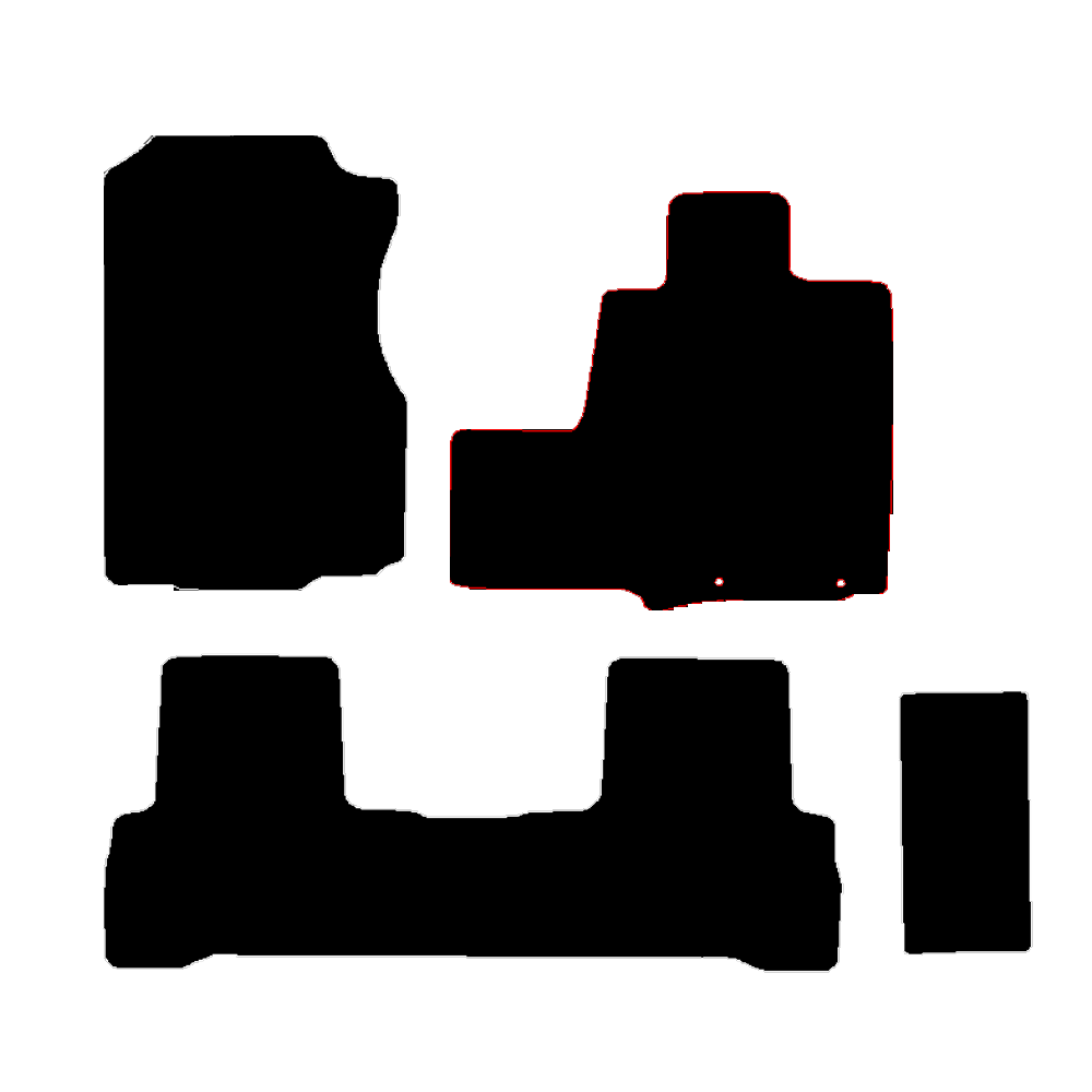 Honda CR-V 2006 to 2012 3 piece set automatic version 2 fixing holes in drivers mat Car Mats
