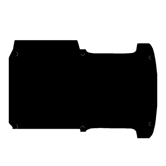 Volkswagen Transporter 2019 to Current T6.1 SWB Van (single side door) Load Rear Mat 