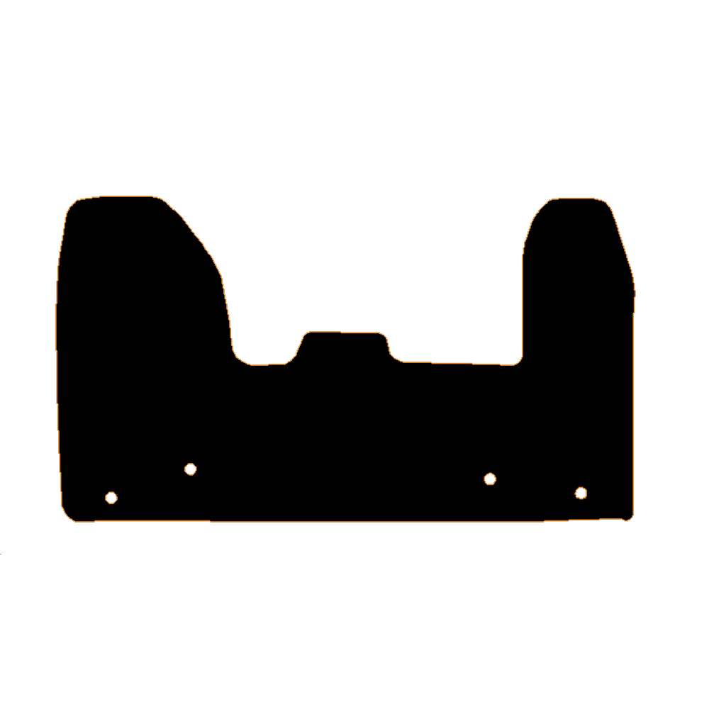Ford Transit Custom 2020 to 2023 Active Automatic Van fixings offset Car Mats