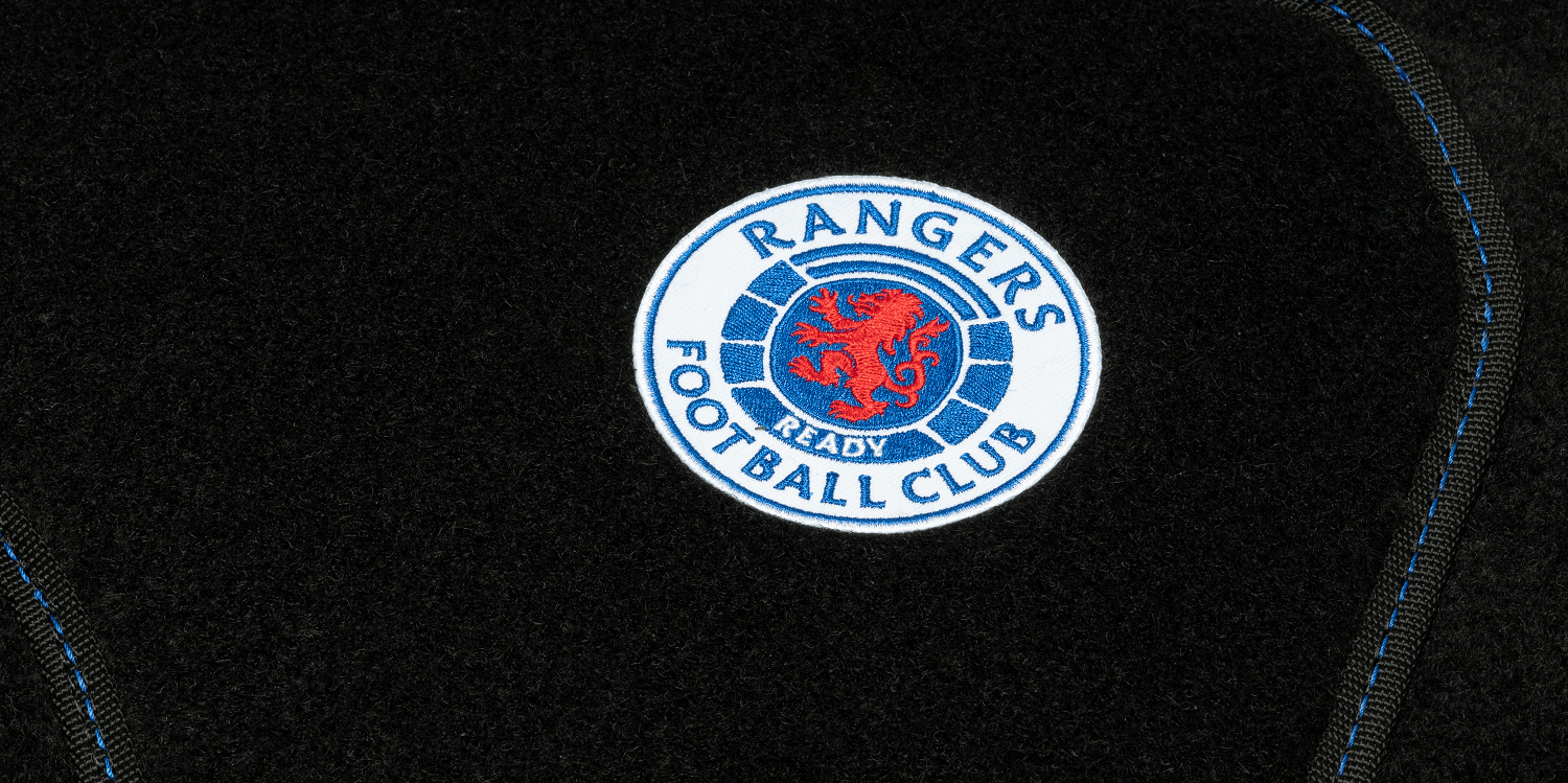 Rangers Car Mats | Rangers Personalised Gifts | Rangers FC Floor Mats ...