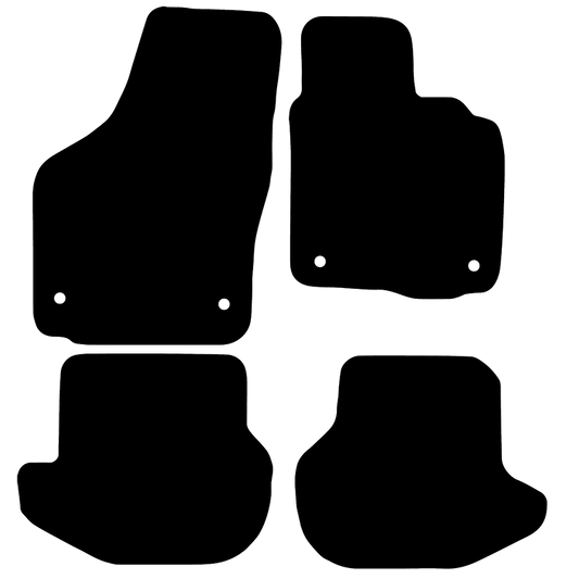 Volkswagen EOS 2006 to 2014 With round Vw peg version Car Mats