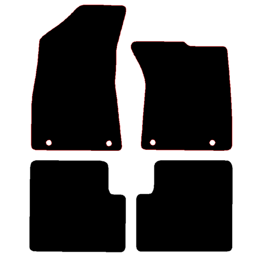 MG ZS 2022 to Current Manual with 29.2cm clip spacing Car Mats