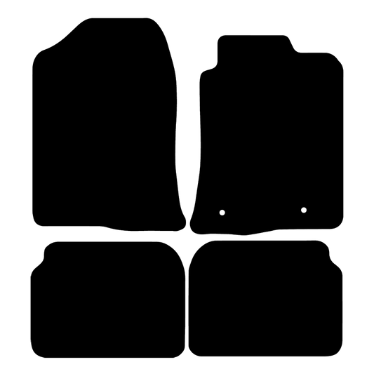 Toyota Avensis 2003 to 2009 2 clips in driver Car Mats