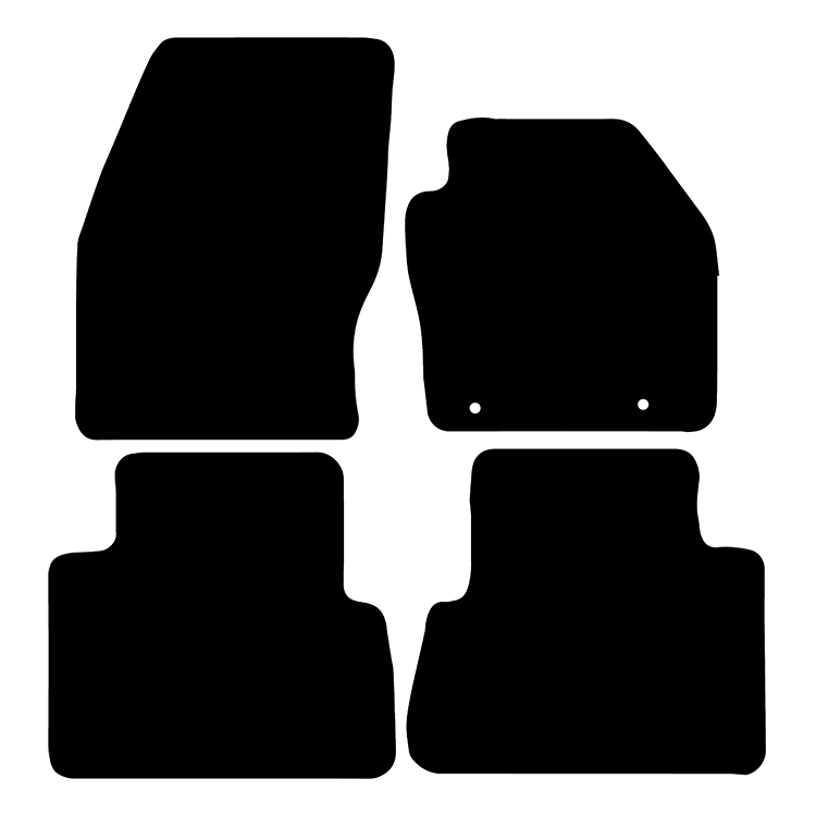 Ford C Max 2013-2015 With Ford Round clip Car Mats