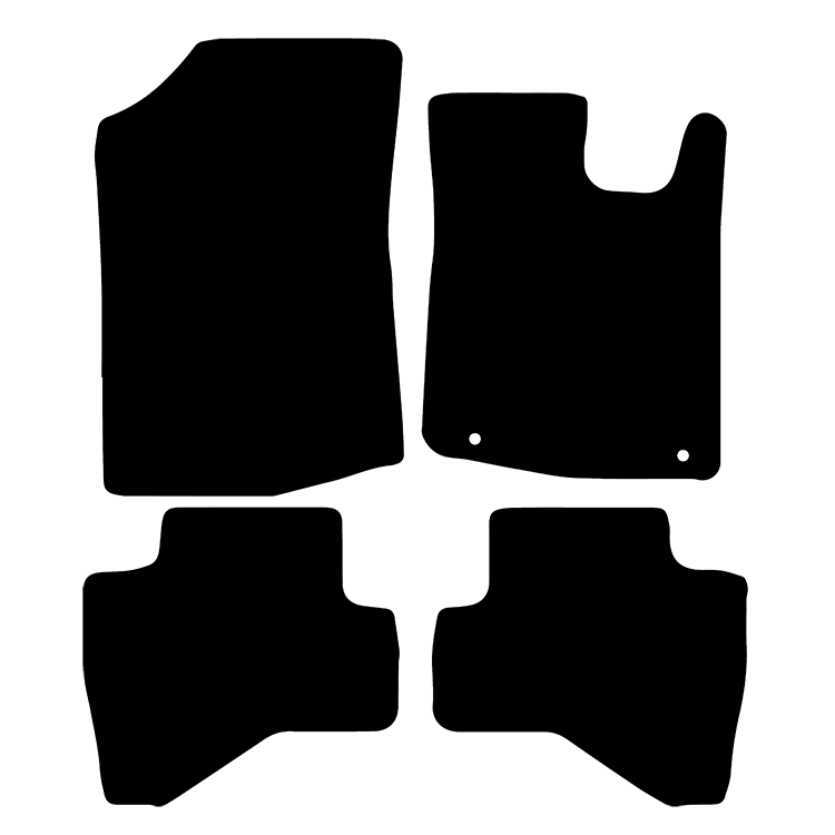 Peugeot 107 2005-Current 2 clip in drivers mat Car Mats